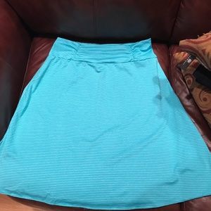 Aqua Blue skirt 22inches long